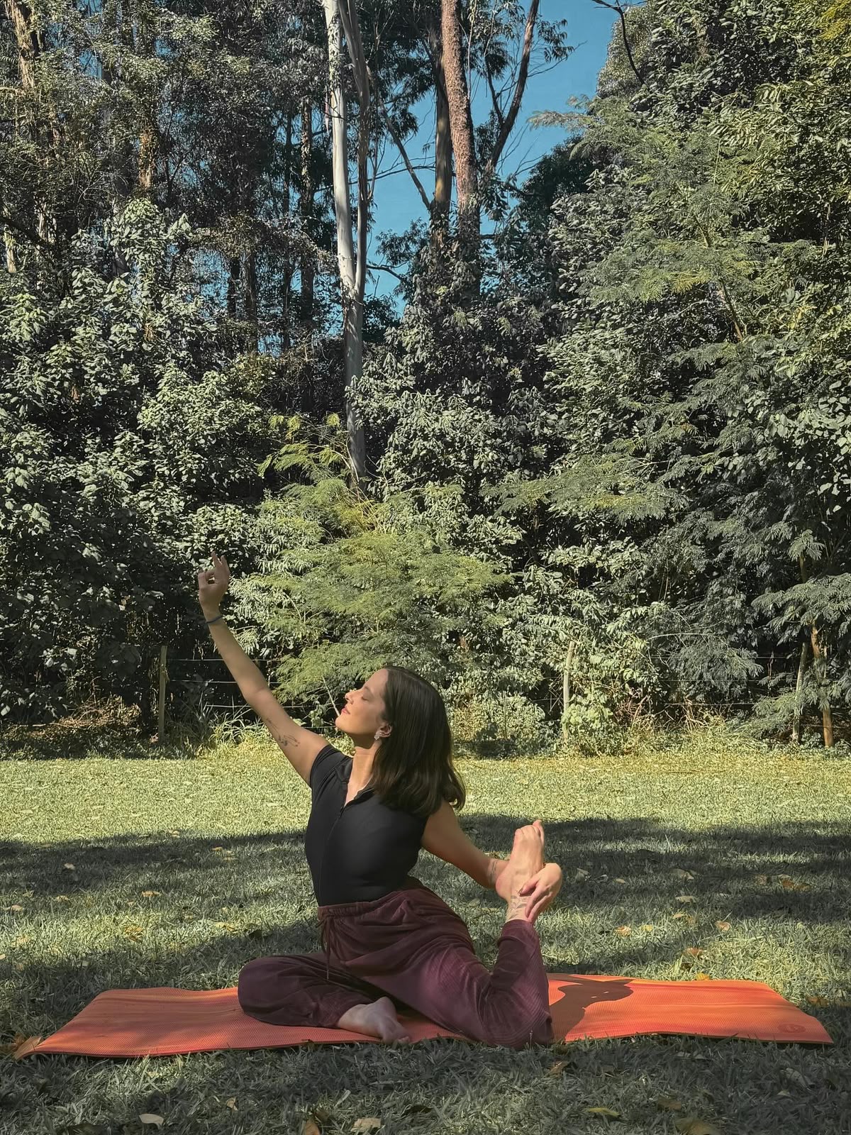 Larissa Botelho, aluna da Vayu Yôga